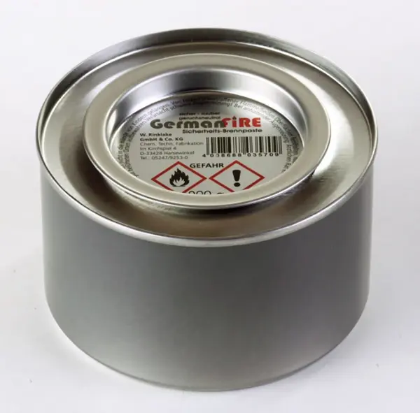 Brennpaste German Fire 3 Stunden Brenndauer, 200 g 