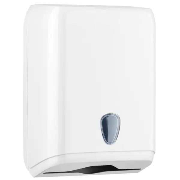 racon® classic kappa L Falthandtücher-Spender Kunststoff, weiß 