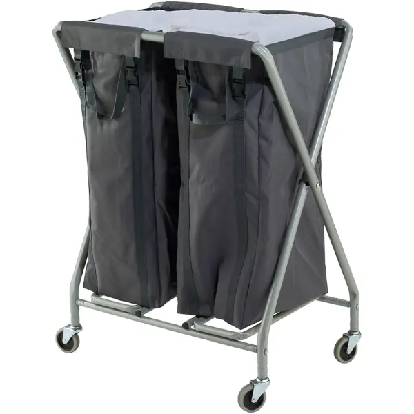 NUMATIC Wäschewagen NX1002N mit 2x 100 l Wäschesack grau
