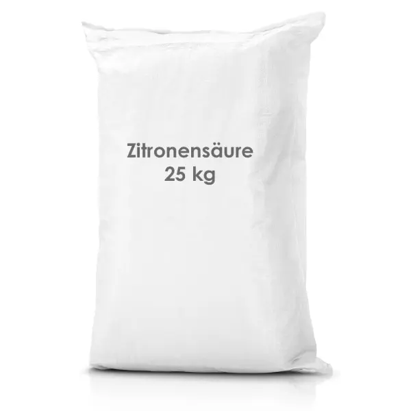 Zitronensäure  Monohydrat, fest, 99,5%ig  25 kg Sack