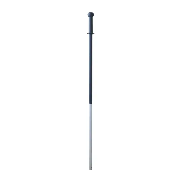 Vikan ergonomischer Aluminiumstiel Ø28, 1375 mm Klicksystem grau