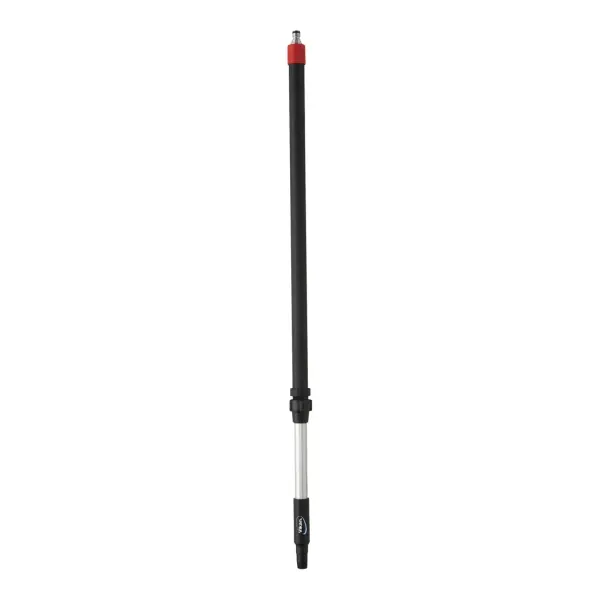 Vikan Teleskopstiel mit Wasserdurchlauf Klicksystem Alu, 1060 - 1600 mm, Ø32 mm schwarz