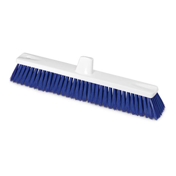 HACCP Grossflächenbesen 45 cm, harte Borsten  blau