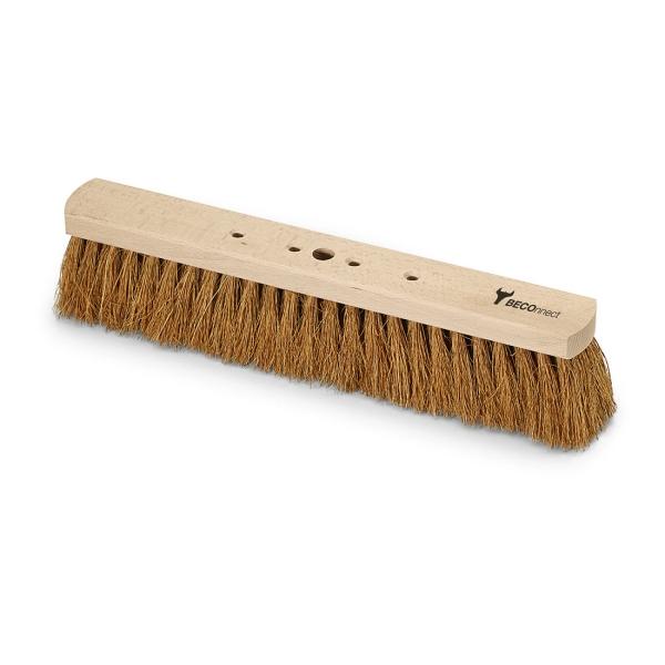 BECOnnect Saalbesen Naturkokos Holzkörper roh, 40 cm