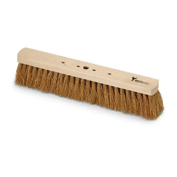 BECOnnect Saalbesen Naturkokos Holzkörper roh, 60 cm