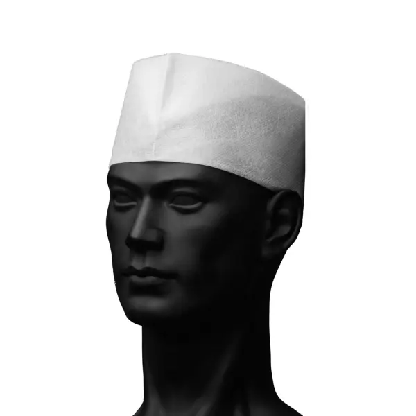 AMPri Einweg-Schiffchenhaube aus Vlies, weiß 1 Box = 100 Stück