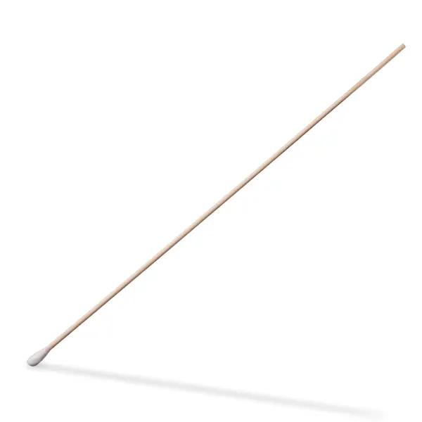 Top-Comfort Wattestäbchen 23 cm kleiner Wattekopf mit Holzstiel 1 Beutel = 100 Stück