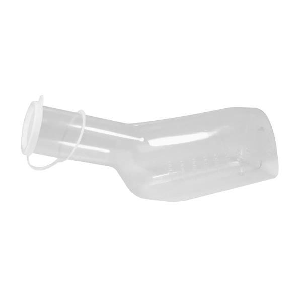 TOP-COMFORT Urinflasche für Herren 1 l PVC, oval transparent