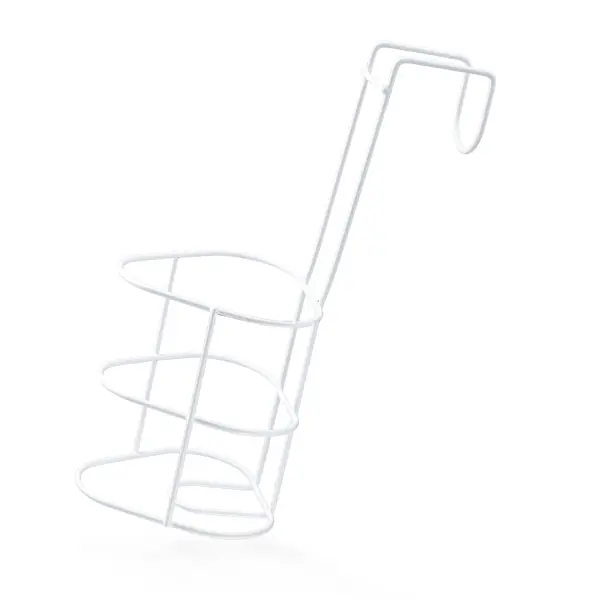 AMPri Urinflaschenhalter für eckige Urinflaschen ohne Deckel weiß