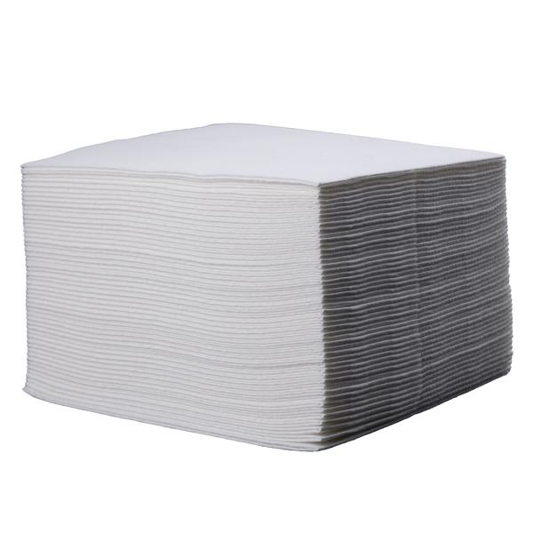 AMPri Einweg-Wischtücher Airlaid-Zellstoff, weiß, 33 x 38 cm 1 Karton = 500 Stück