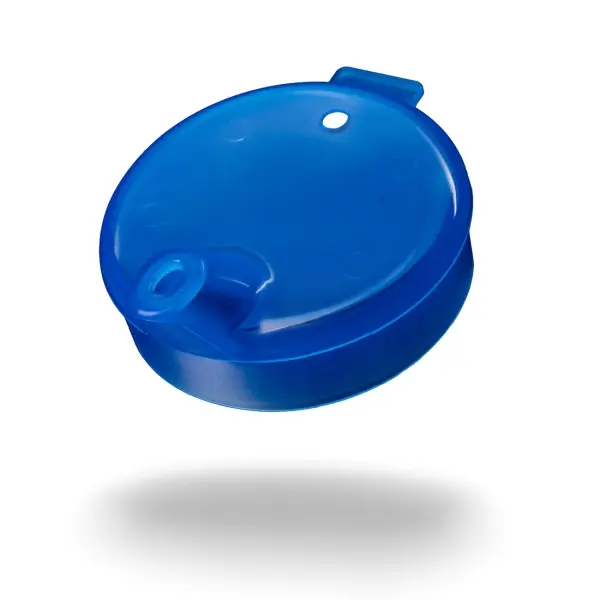 AMPri Schnabelbecher-Oberteil mittlere Öffnung 8 x 4 mm, blau,  1 Karton = 250 Stück