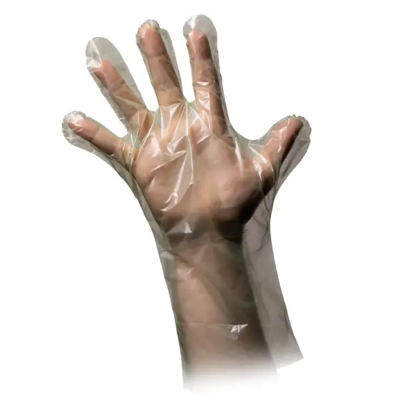 MED-COMFORT PE-Einmalhandschuh Herren hellgrün, gehämmert, Gr. L 1 Beutel = 100 Stück