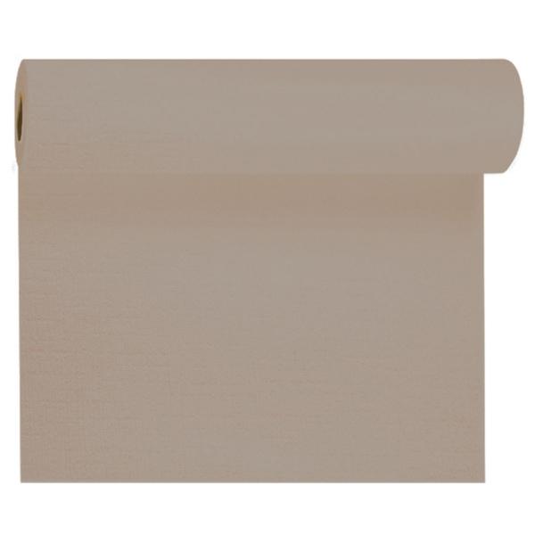 Duni Evolin-Tischläufer Tete-á-Tete 24 x 0,41 m, greige 1 Karton = 4 Rollen