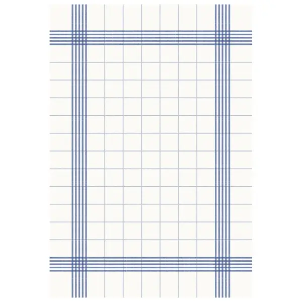 Duni Towel Napkin flat-pack 38 x 54 cm, weiß / blau 1 Karton = 250 Stück