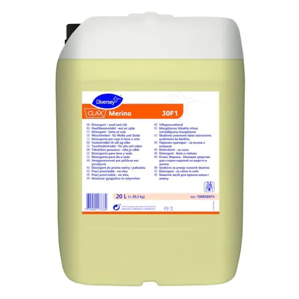 Diversey Clax Merino 30F1 Waschmittel für Wolle 20 l Kanister