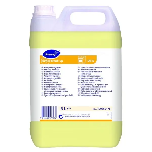 Diversey Suma Break up D3.5 extra starker Fettlöser 5 l Kanister