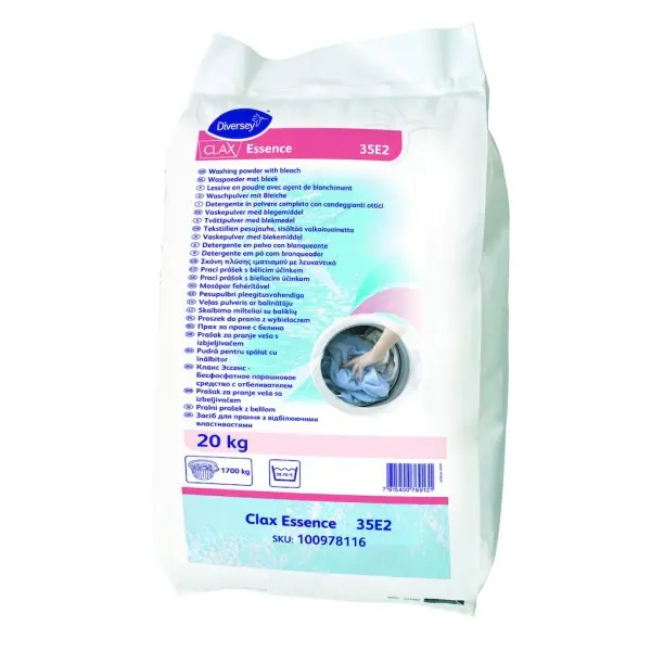 Diversey Clax Essence 35E2 Waschmittel, phosphatfrei 20 kg Sack