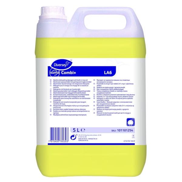 Diversey Suma Combi+ LA6 Geschirrreiniger mit Klarspüler 5 l Kanister