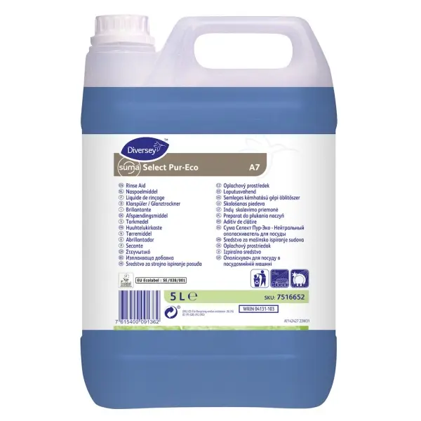 Diversey Suma Select Pur-Eco A7 konzentrierter Klarspüler 5 l Kanister