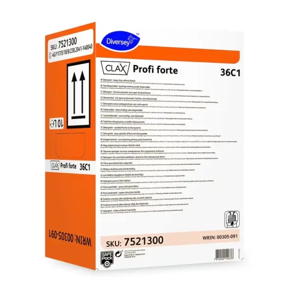 Diversey Clax Profi forte 36C1 flüssiges Alleinwaschmittel 10 l Safepack