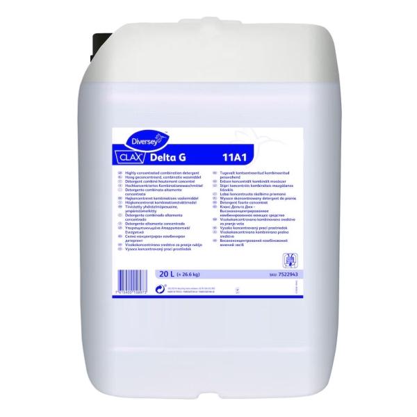 Diversey Clax Delta G 11A1 hochkonzentriertes Kombinationswaschmittel 20 l Kanister