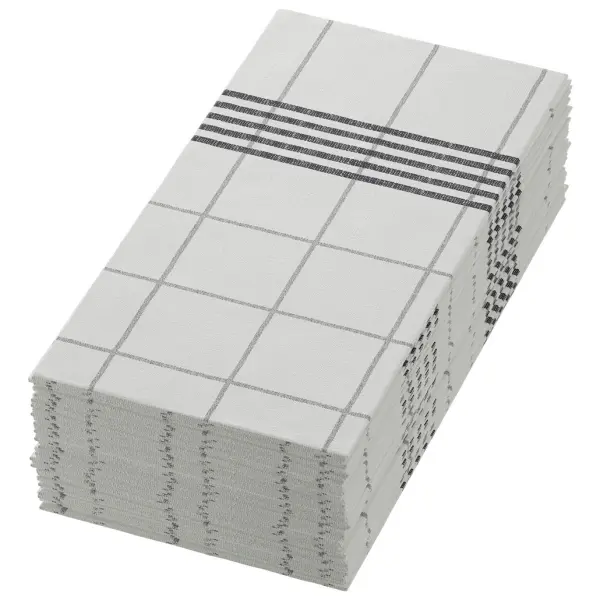 Duni Dunisoft-Servietten 48 x 48 cm Towel grey 1/8 Falz 1 Karton = 6 x 60 Stück