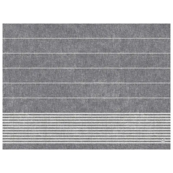 Duni Papier-Tischsets 30 x 40 cm, Towel dark grey 1 Karton = 4 x 250 Stück