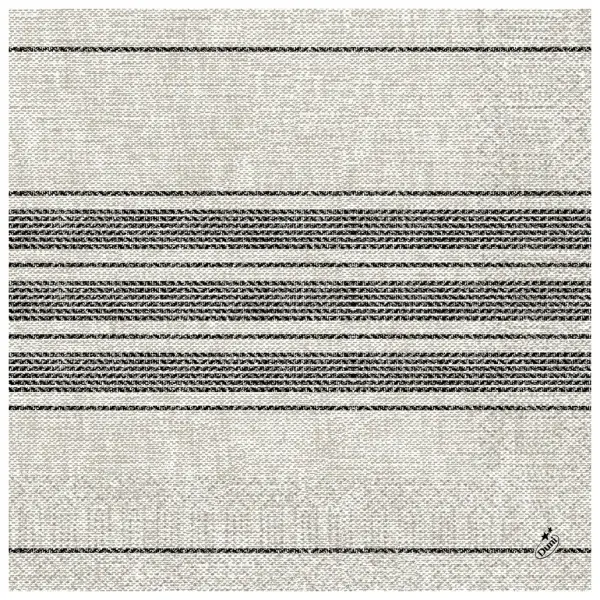 Duni Zelltuch Servietten 3-lagig, 40 x 40 cm, 1/8 Falz Cocina black 1 Karton = 4 x 250 Stück