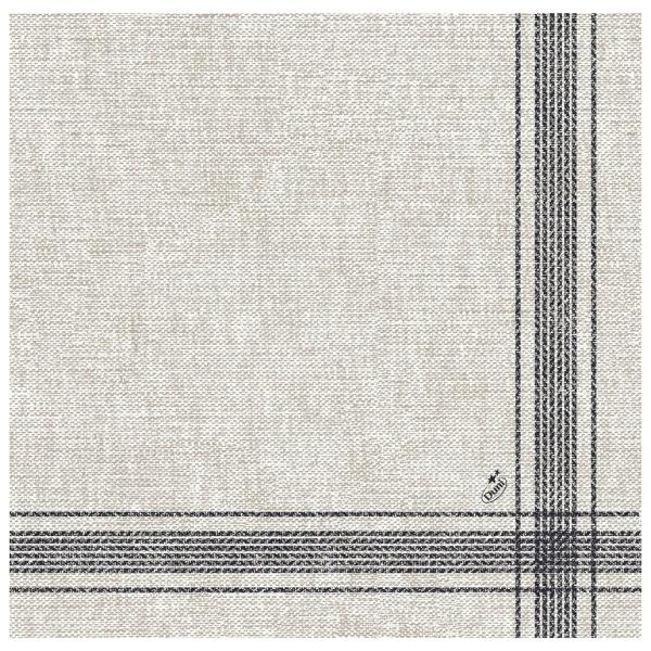 Duni Dunilin Servietten 40 x 40 cm, Cocina black 1 Karton = 12 x 45 Stück