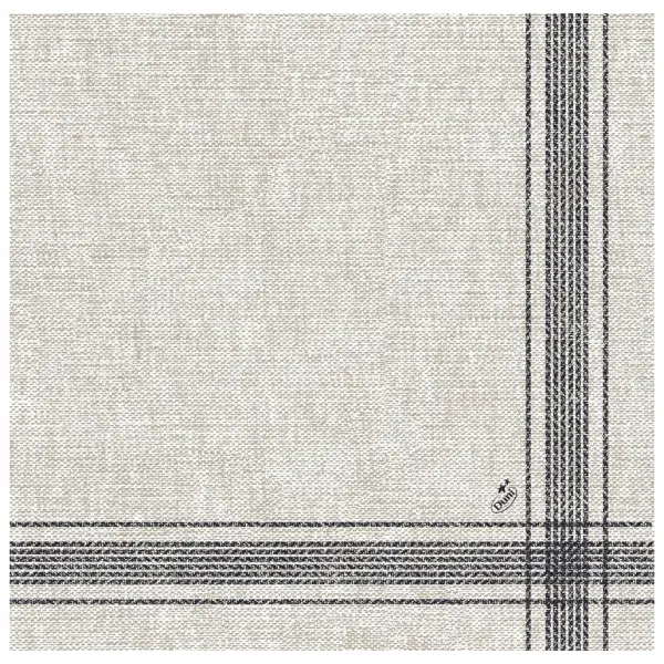 Duni Dunilin Servietten 40 x 40 cm, Cocina black 1 Karton = 12 x 45 Stück