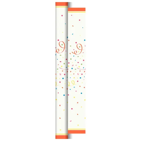 Duni Dunicel Tischdeckenrolle 40 m x 90 cm, Confetti 1 Karton = 1 Rolle