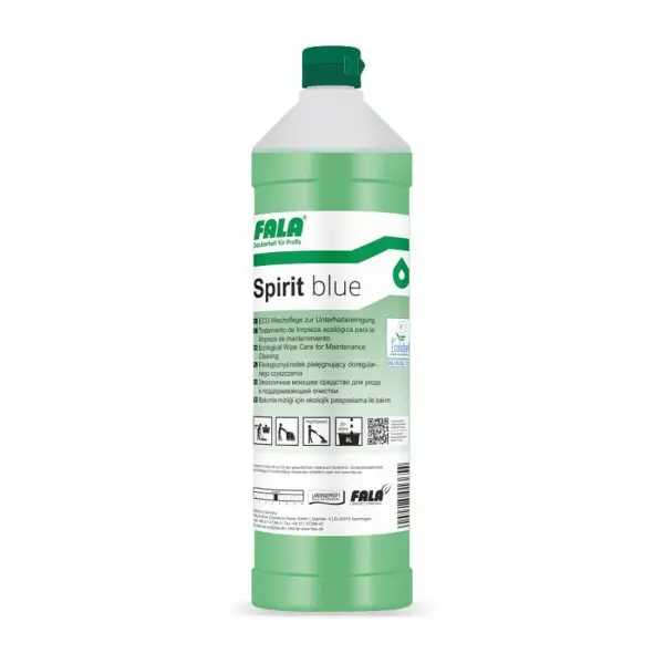 FALA Spirit Blue ECO-Wischpflege zur Unterhaltsreinigung. 1 l Flasche