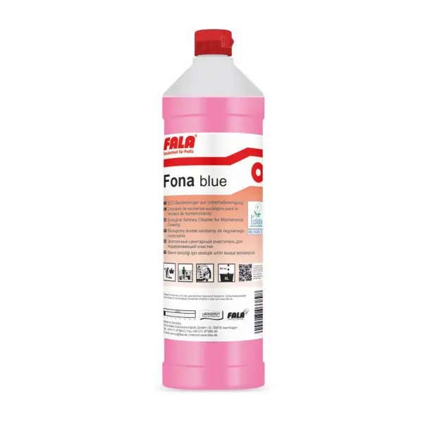 FALA Fona Blue ECO-Sanitärreiniger für die Unterhaltsreinigung 1 l Flasche