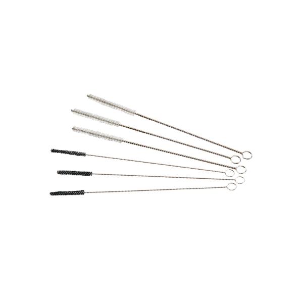 Haug Düsenbürsten-Set mit V2A Edelstahl 6- teilig transparent