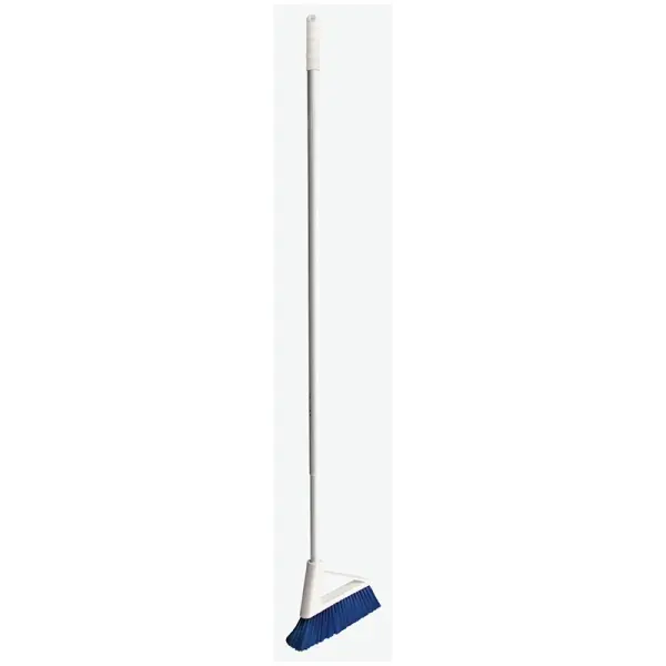 Haug brossi Besen mit Teleskopstiel mittel 230 x 35 x 250 mm blau/weiß