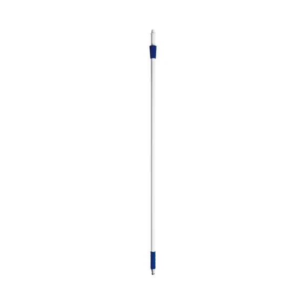 Haug Fiberglasstiel mit Schlauchanschluss für Wasserdurchlaufbürsten blau