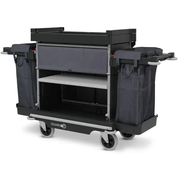 NUMATIC Hotelwagen NKU32RFF große Ablagefläche mit 2x 100 l Wäschesack 