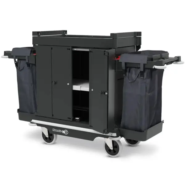 NUMATIC Hotelwagen NKU32RHF mit abschließbaren Türen und 2x 100 l Wäschesack 