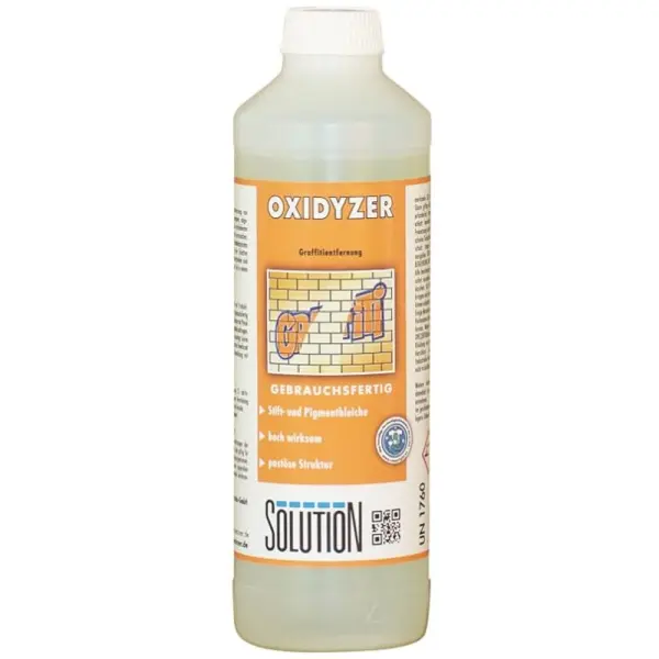 SOLUTION Oxidyzer Stift- und Pigmentbleiche bei der Graffitientfernung 500 ml Flasche