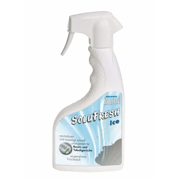 SOLUTION Solufresh Raum-Tabak Ice neutralisiert und beseitigt Raum- und Tabakgerüche 500 ml Flasche