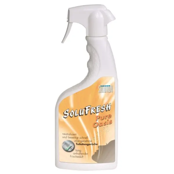 SOLUTION Solufresh Toilette Pure Oasis Neutralisiert und beseitigt Toilettengerüche 750 ml Flasche