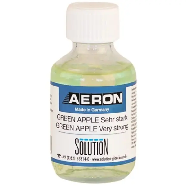 SOLUTION Aeron Duftkonzentrat Greenapple (stark) inkl. Verdunstervlies 1 Pack = 4 Flaschen