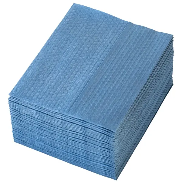 profix® alpha blue Wischtücher 1-lagig, 36 × 29 cm, blau, Zellstoff-/Textilfaser 1 Karton = 600 Tücher