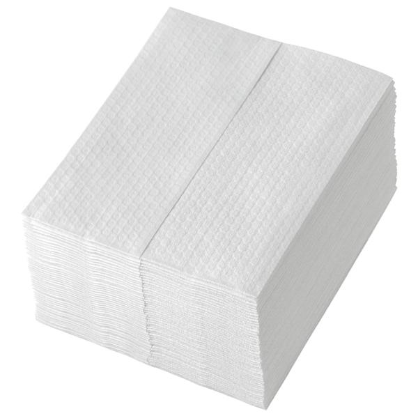 profix® alpha Wischtücher 1-lagig, 36 × 29 cm, weiß, Zellstoff-/Textilfaser, Z-Falz 1 Karton = 600 Tücher