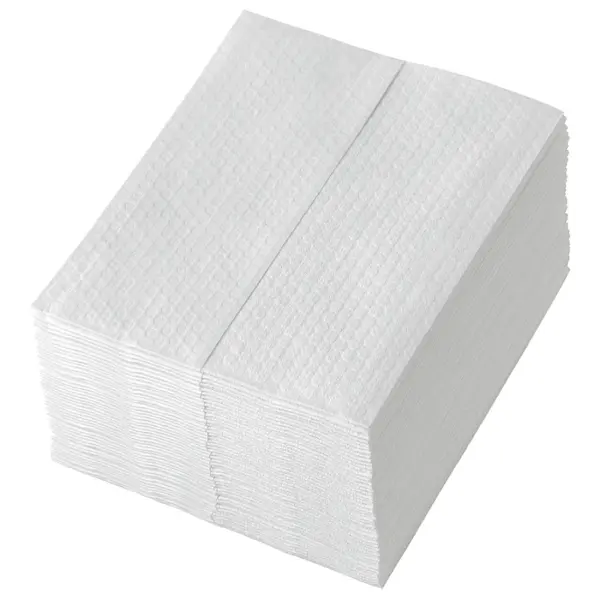 profix® alpha Wischtücher 1-lagig, 36 × 29 cm, weiß, Zellstoff-/Textilfaser, Z-Falz 1 Karton = 600 Tücher