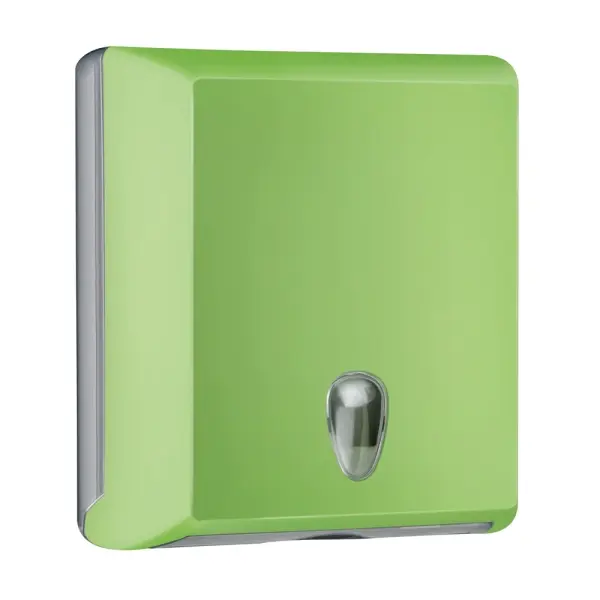 racon Colored-Edition designo M Falthandtuchspender soft touch, Kunststoff grün 