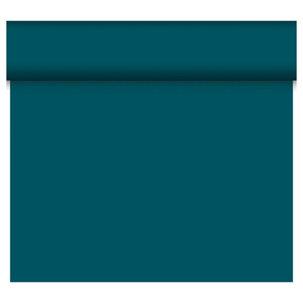 Duni Dunicel Tischläufer Tete a Tete 24 m x 40 cm, ocean teal 1 Karton = 4 Rollen