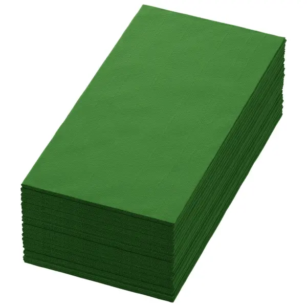 Duni Dunisoft-Servietten 40 x 40 cm, 1/8 Falz, leaf green 1 Karton = 12 x 60 Stück