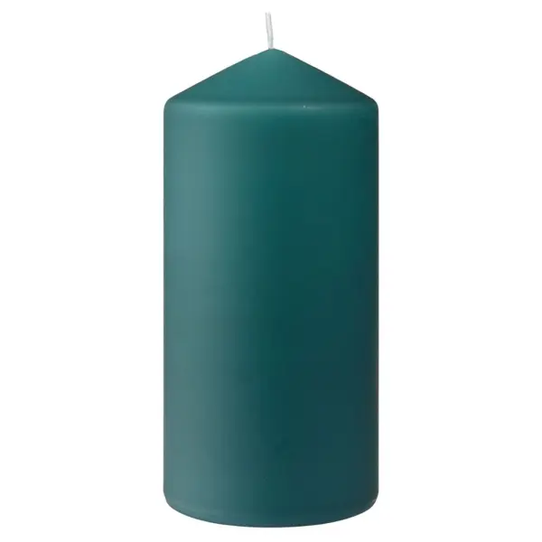 Duni Stumpenkerzen 150 x 70 mm, matt ocean teal 1 Karton = 2 x 6 Stück