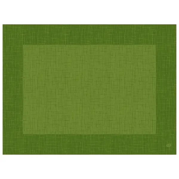 Duni Dunicel Tischsets 30 x 40 cm, Linnea leaf green 1 Karton = 5 x 100 Stück